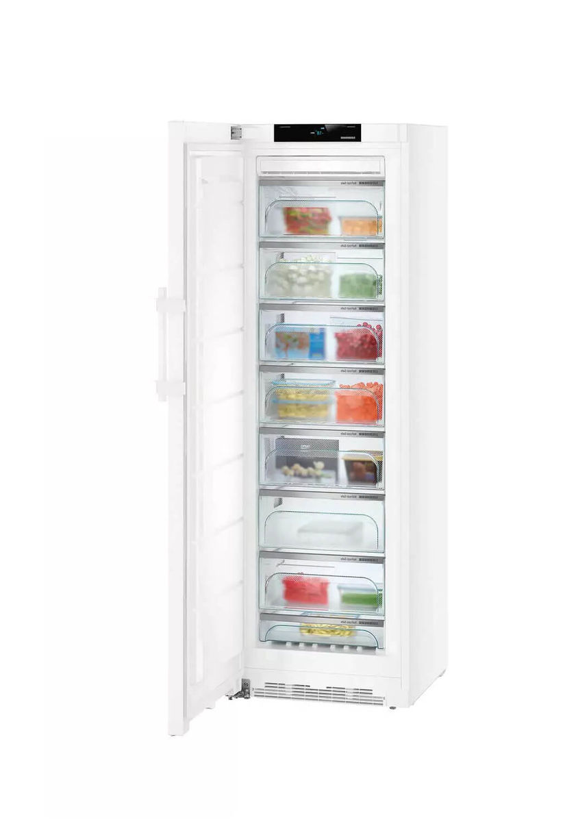 Image of Liebherr GN 4375 BluPerformance Gefrierschrank weiss links bei nettoshop.ch