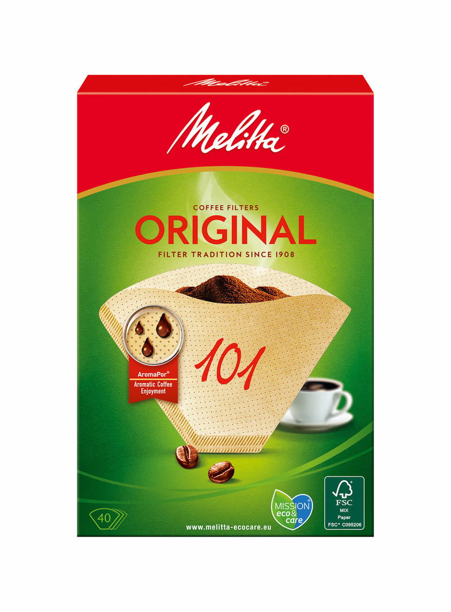 Image of Melitta Filtertüten 101 / 40 Stk. Zubehör bei nettoshop.ch
