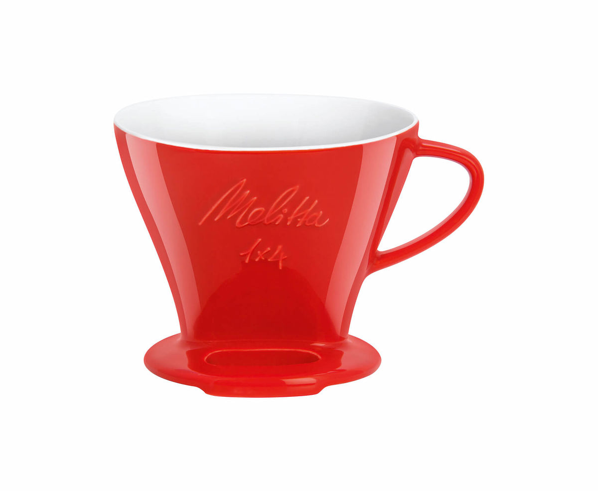 Image of Melitta Filtertüten Porzellan 1x4 Zubehör rot bei nettoshop.ch