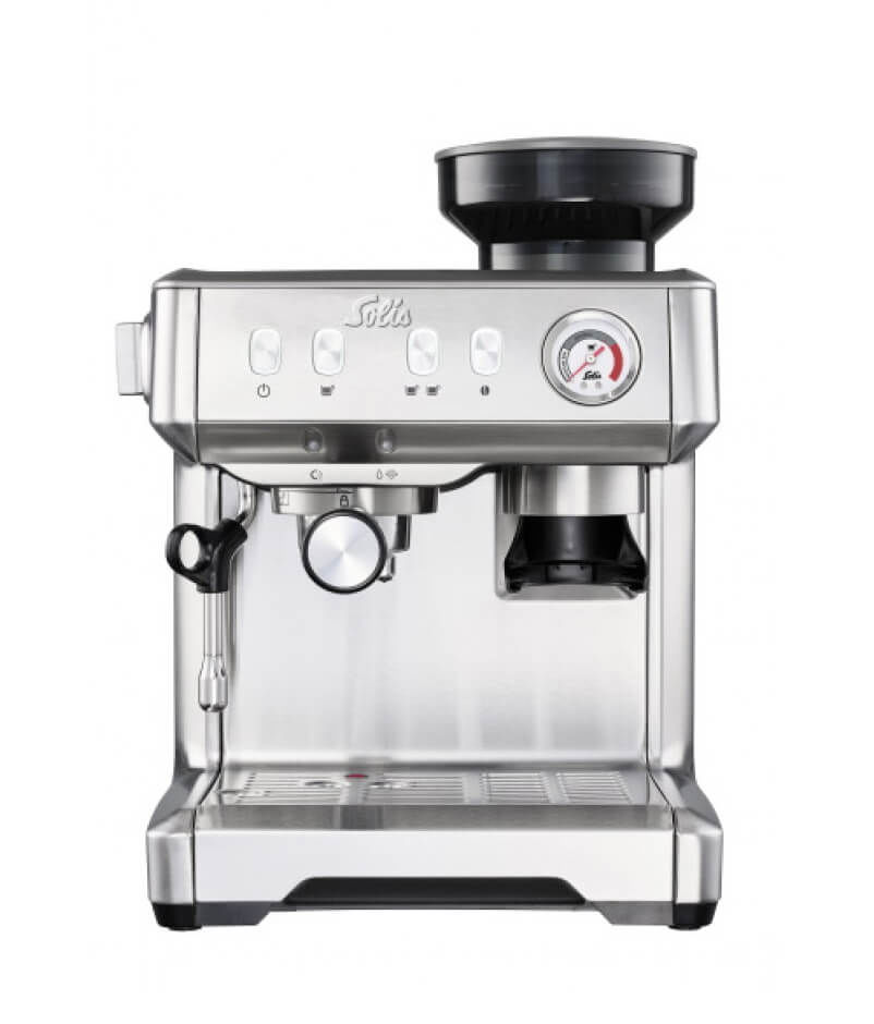 Image of Solis Grind & Infuse Compact Siebträgermaschine silber bei nettoshop.ch