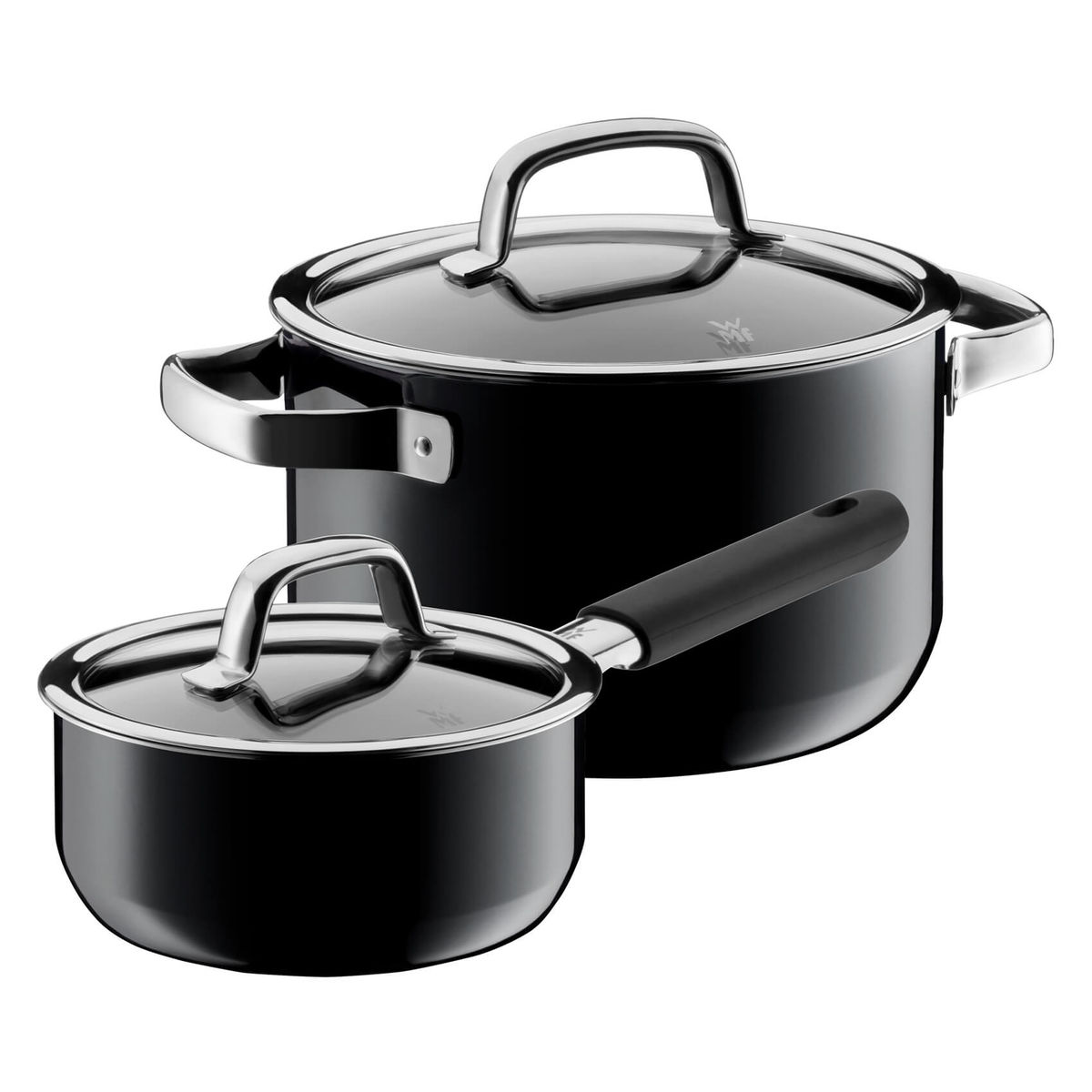 Image of WMF Fusiontec Mineral Topf-Set 2-teilig schwarz bei nettoshop.ch