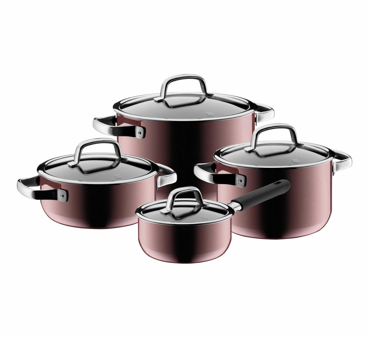 Image of WMF Fusiontec Mineral Topf-Set 4-teilig Rose Quartz bei nettoshop.ch