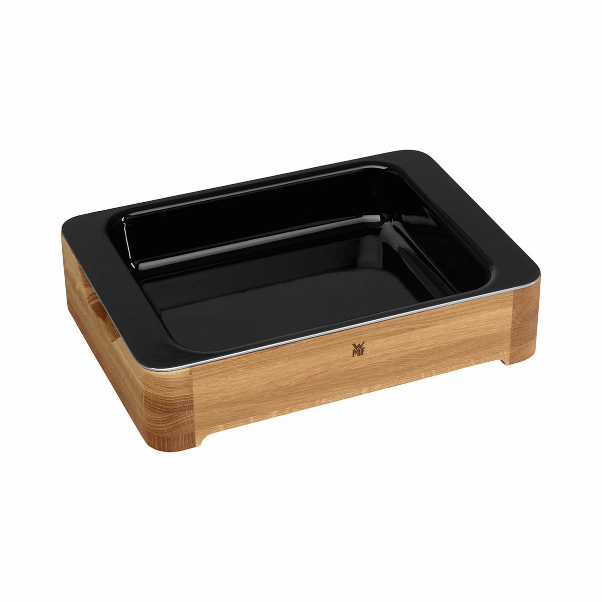 Image of WMF Fusiontec Auflaufform M mit Servierholzrahmen bei nettoshop.ch