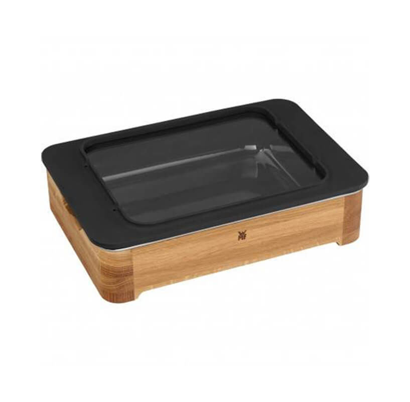 Image of WMF Fusiontec Auflaufform L mit Servierholzrahmen bei nettoshop.ch