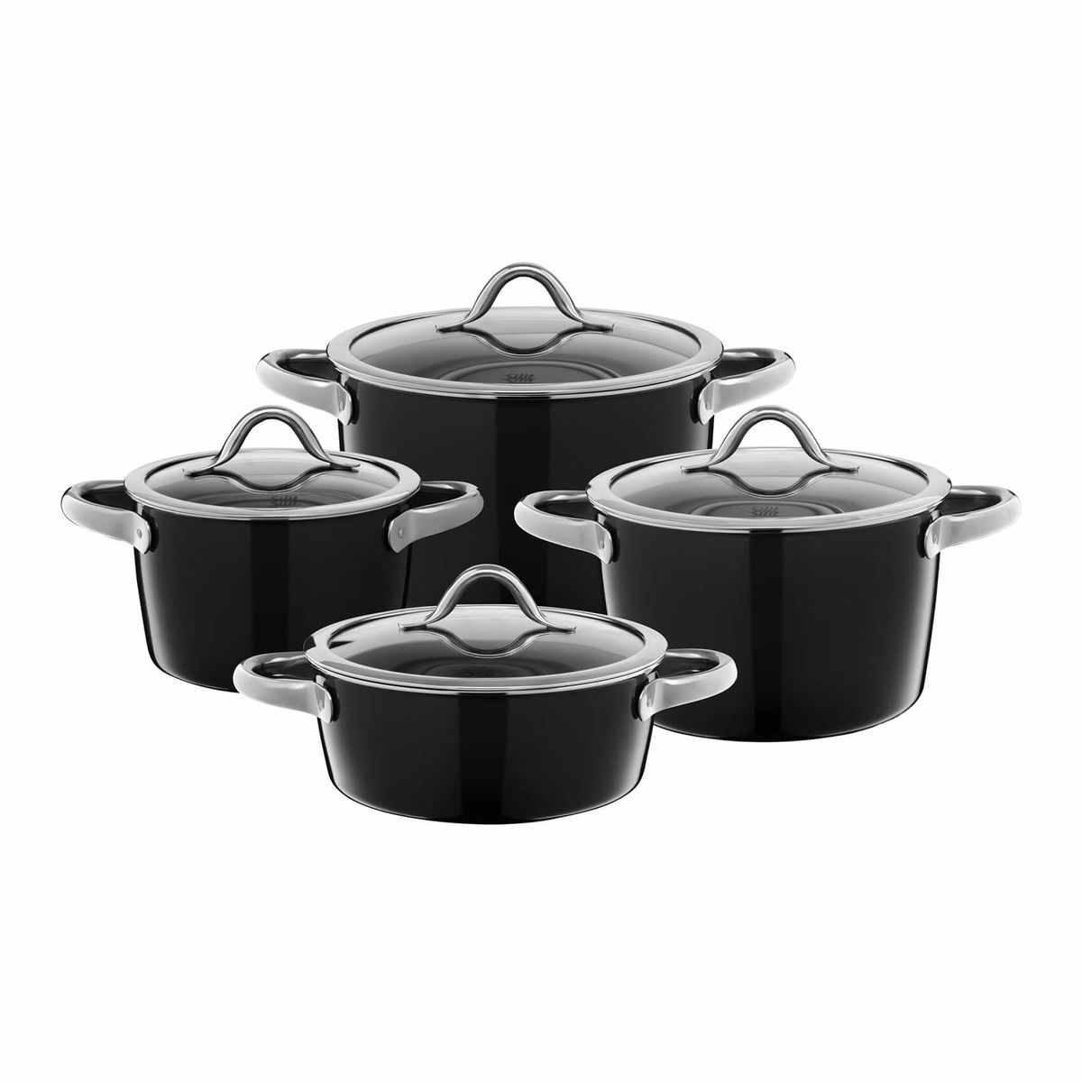 Image of Silit Vitaliano Topf-Set 4-teilig schwarz bei nettoshop.ch