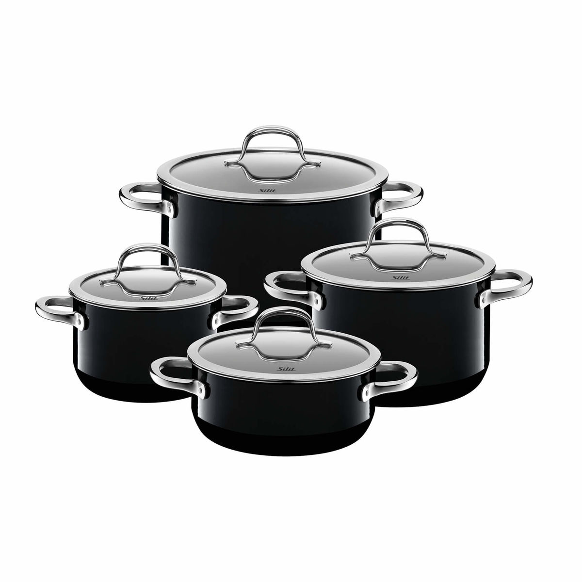 Image of Silit Passion Topf-Set 4-teilig schwarz bei nettoshop.ch