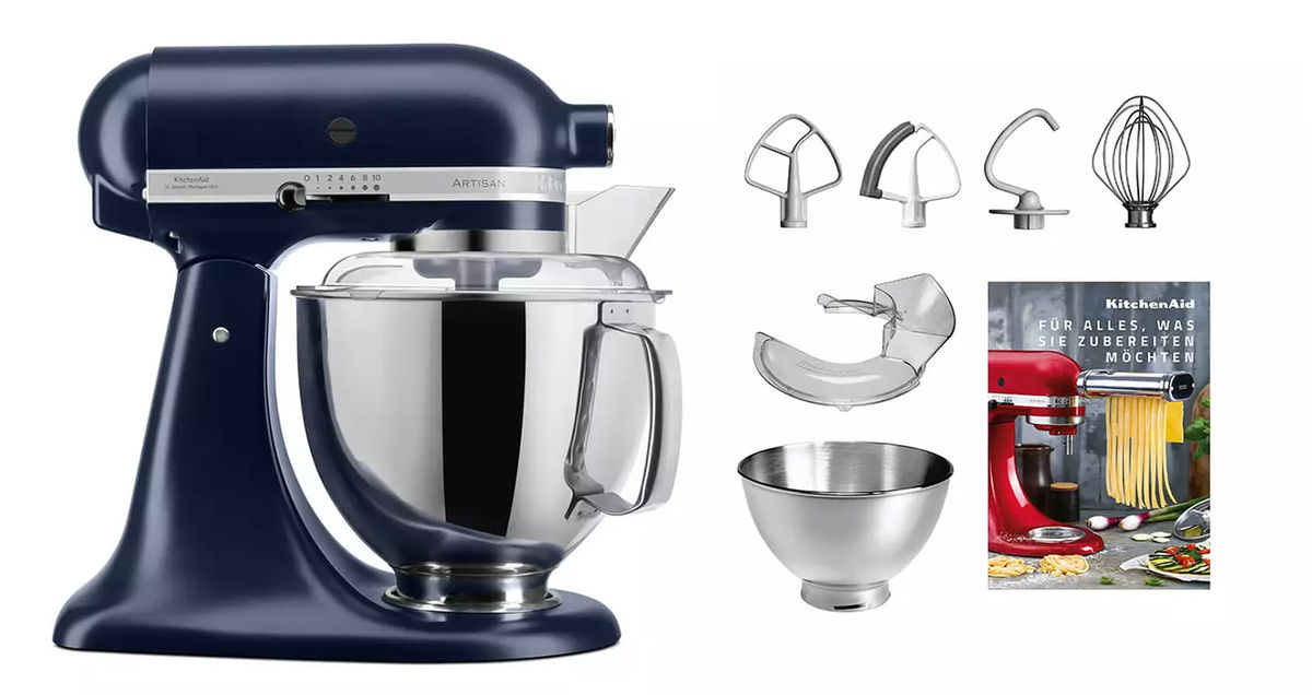 Image of KitchenAid KSM200 Küchenmaschine Swiss Edition tintenblau bei nettoshop.ch