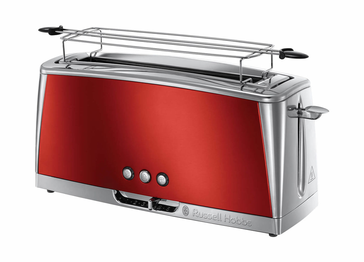 Image of Russell Hobbs Luna Solar 23250-56 Toaster Rot bei nettoshop.ch