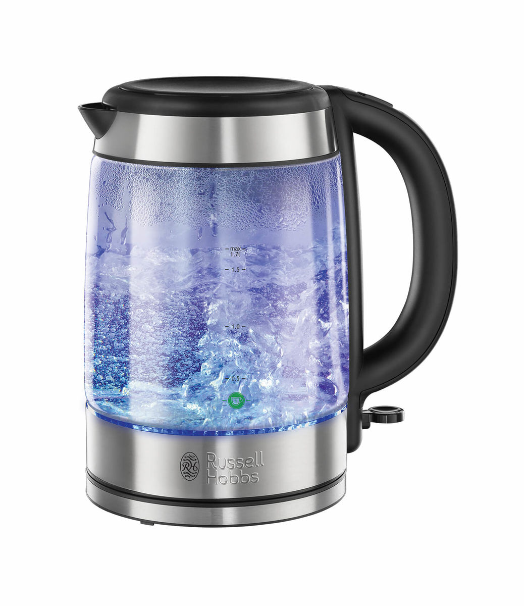 Image of Russell Hobbs Glass 21600-57 Wasserkocher silber bei nettoshop.ch