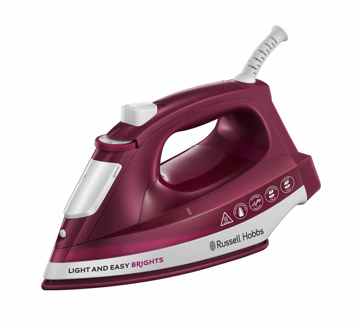Image of Russell Hobbs Light & Easy Brights 24820-56 Dampfbügeleisen Mulberry bei nettoshop.ch