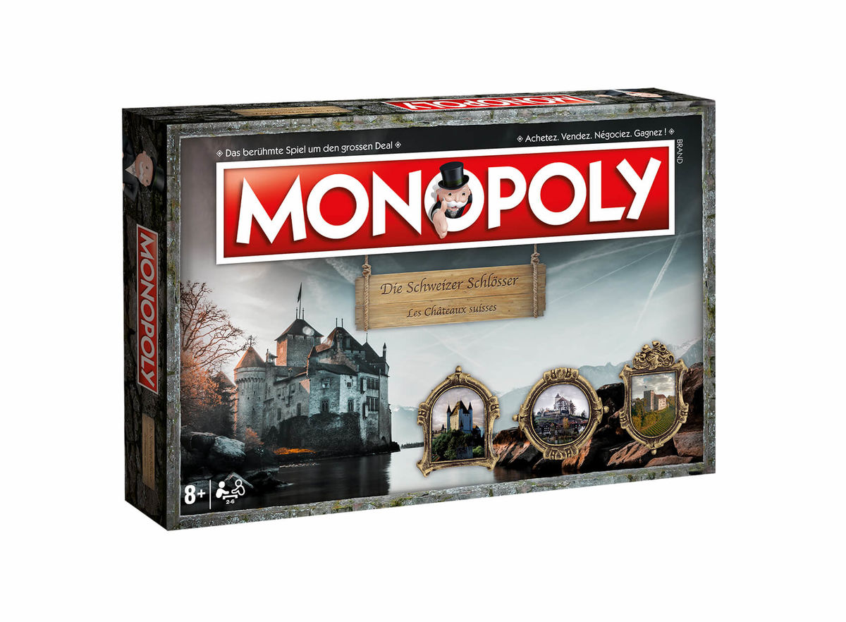 Image of Hasbro Monopoly Schlösser & Burgen der Schweiz Spiel bei nettoshop.ch