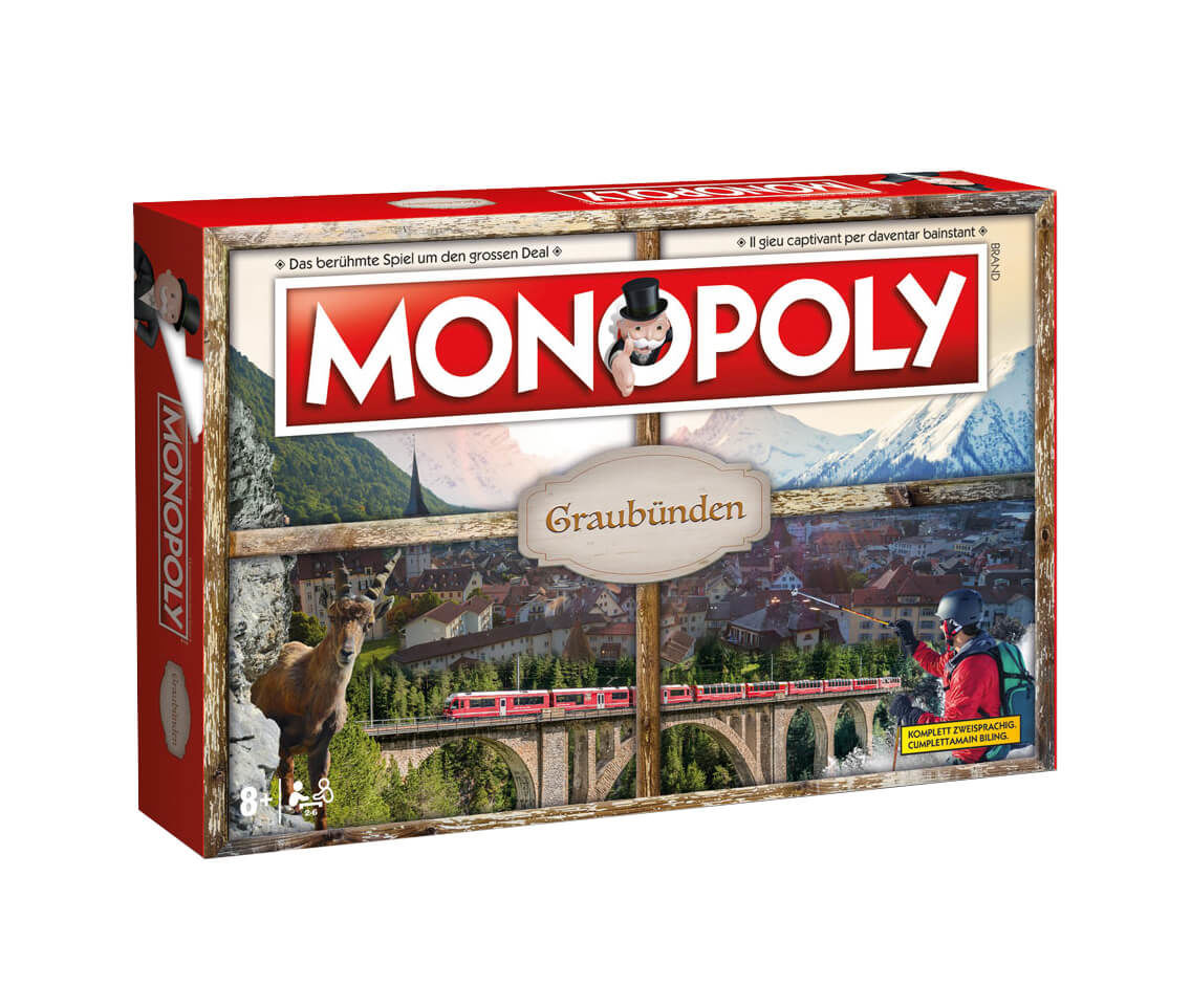 Image of Hasbro Monopoly Graubünden (Auflage 2020) Spiel bei nettoshop.ch