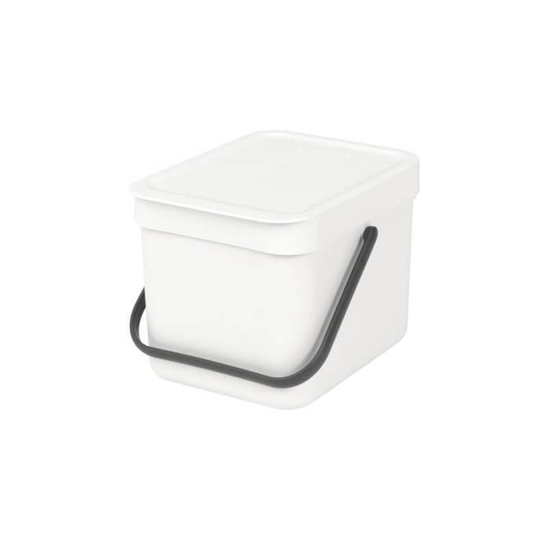 Image of Brabantia Sort & Go 6l Abfalleimer weiss bei nettoshop.ch