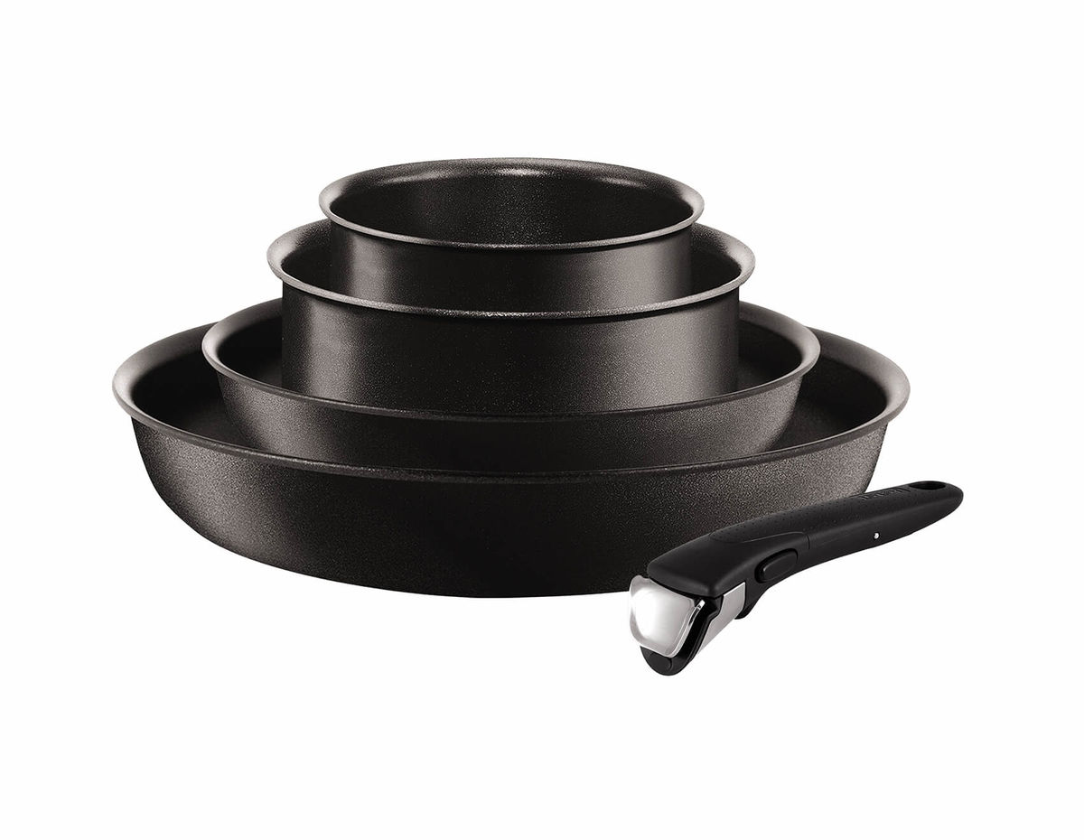 Image of Tefal Ingenio L65491 Pfannen-Set 5-teilig schwarz bei nettoshop.ch