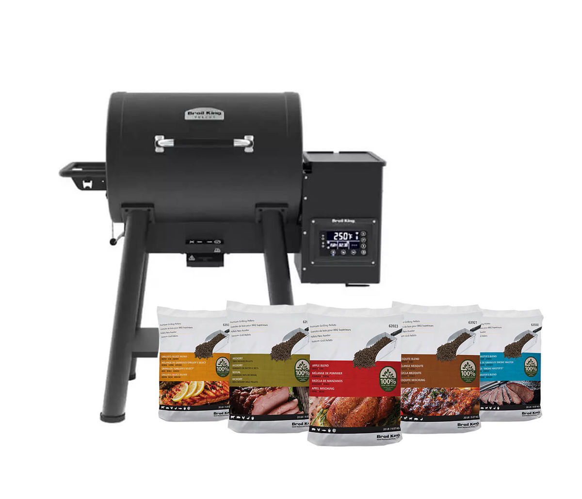 Image of Broil King Baron Pellet 400 Grill inkl 45kg Pellets bei nettoshop.ch