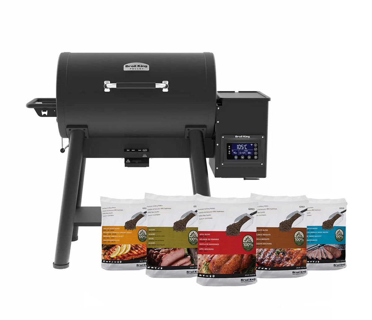 Image of Broil King Crown 500 Pelletgrill inkl 45kg Pellets bei nettoshop.ch
