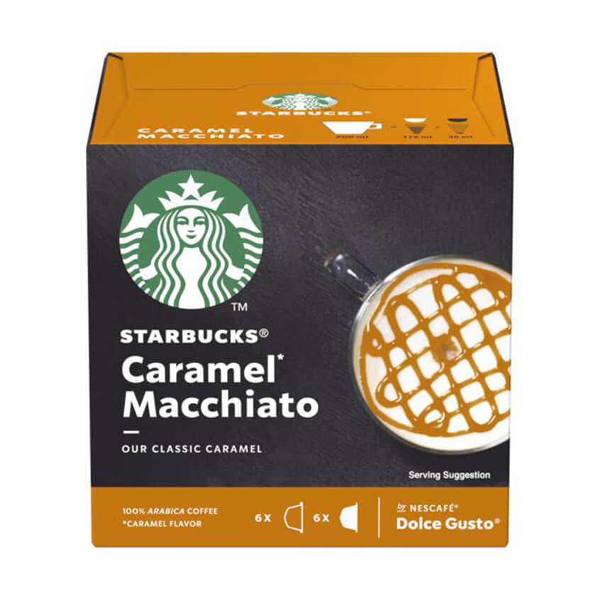 Image of Starbucks Kaffeekapseln Caramel Macchiato 12Stück bei nettoshop.ch