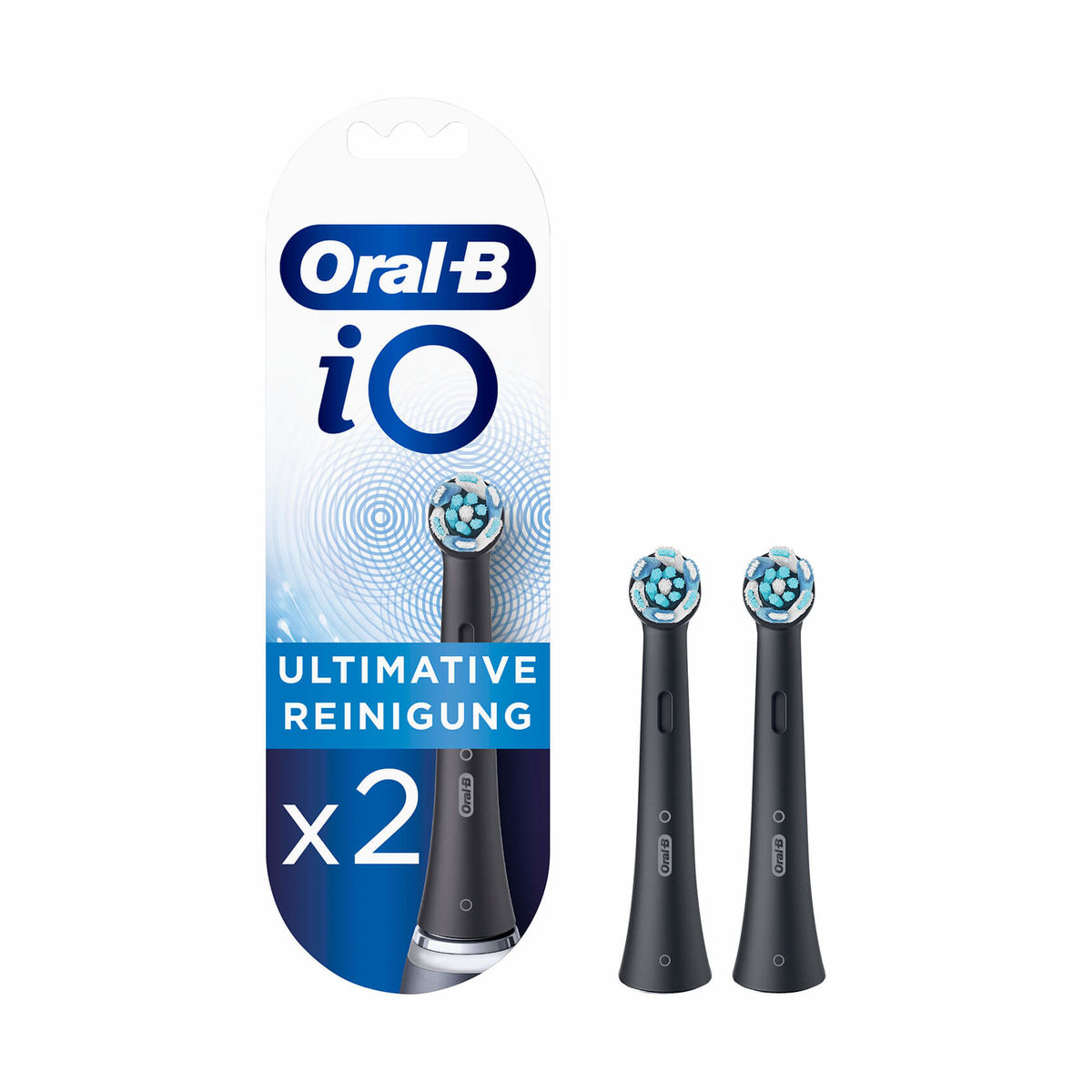 Image of Oral-B iO Ultimative Reinigung 2er Bürstenkopf schwarz bei nettoshop.ch