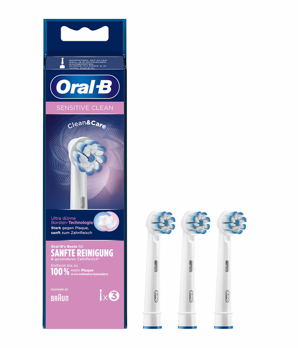 Image of Oral-B Sensitive Clean 3er Bürstenkopf bei nettoshop.ch