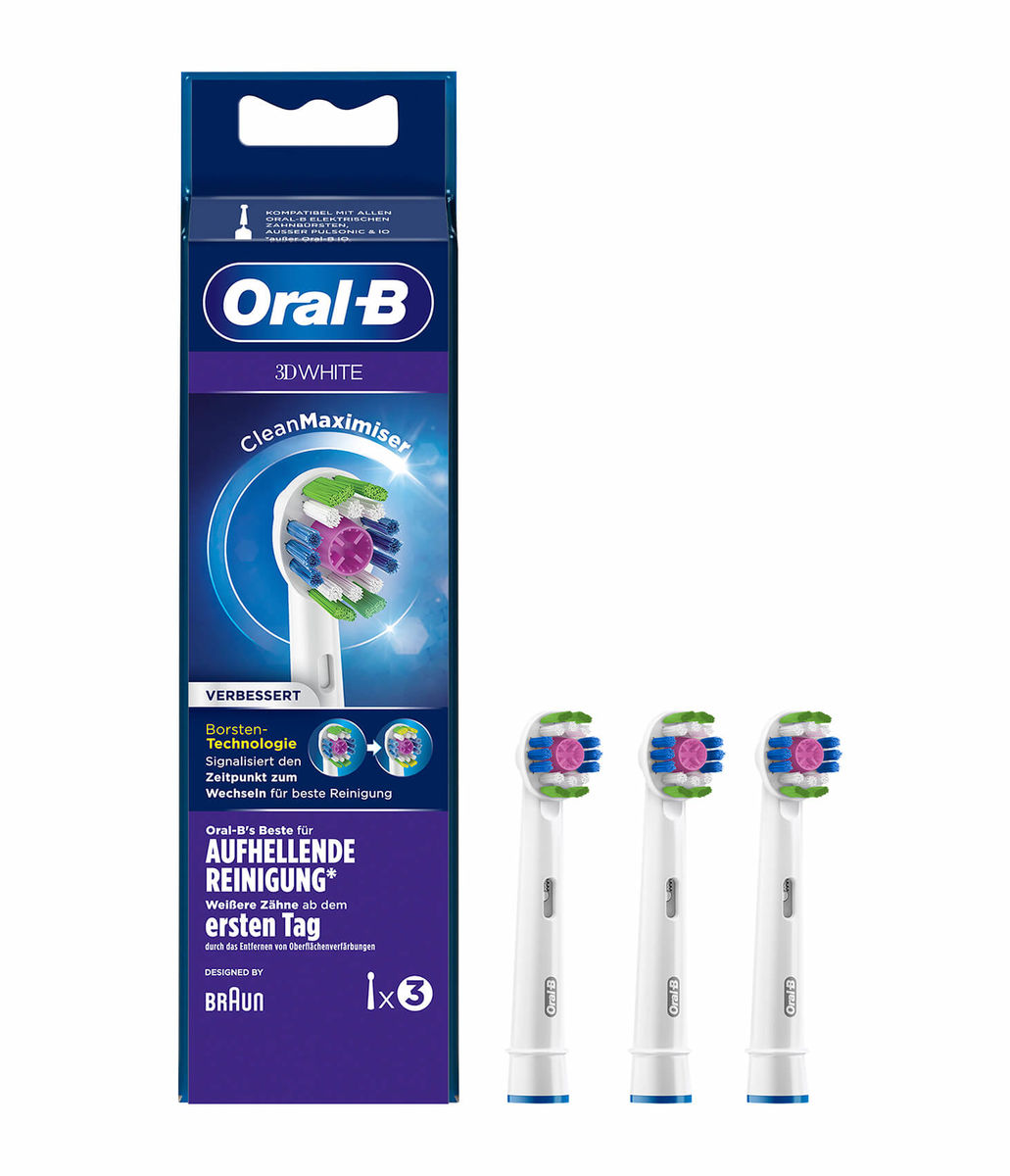 Image of Oral-B 3D White 3er Bürstenkopf bei nettoshop.ch