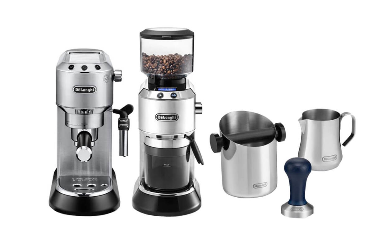 Image of De'Longhi Dedica Barista Set ECKG6821.M Siebträgermaschine bei nettoshop.ch