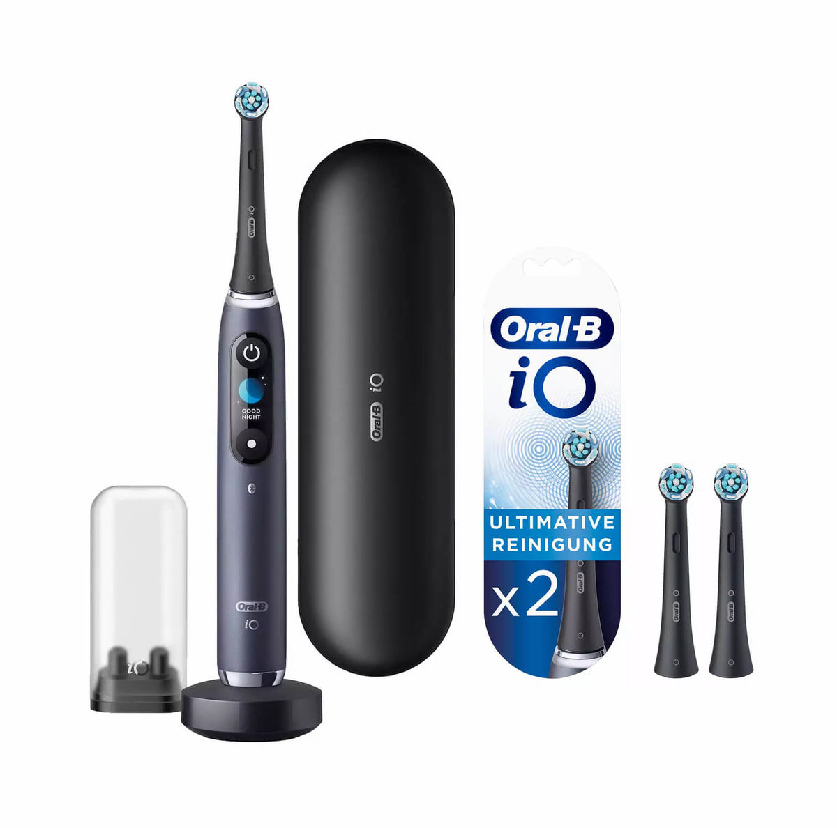 Image of Oral-B iO Series 9N onyx Zahnbürste inkl. 2er Bürstenkopf bei nettoshop.ch