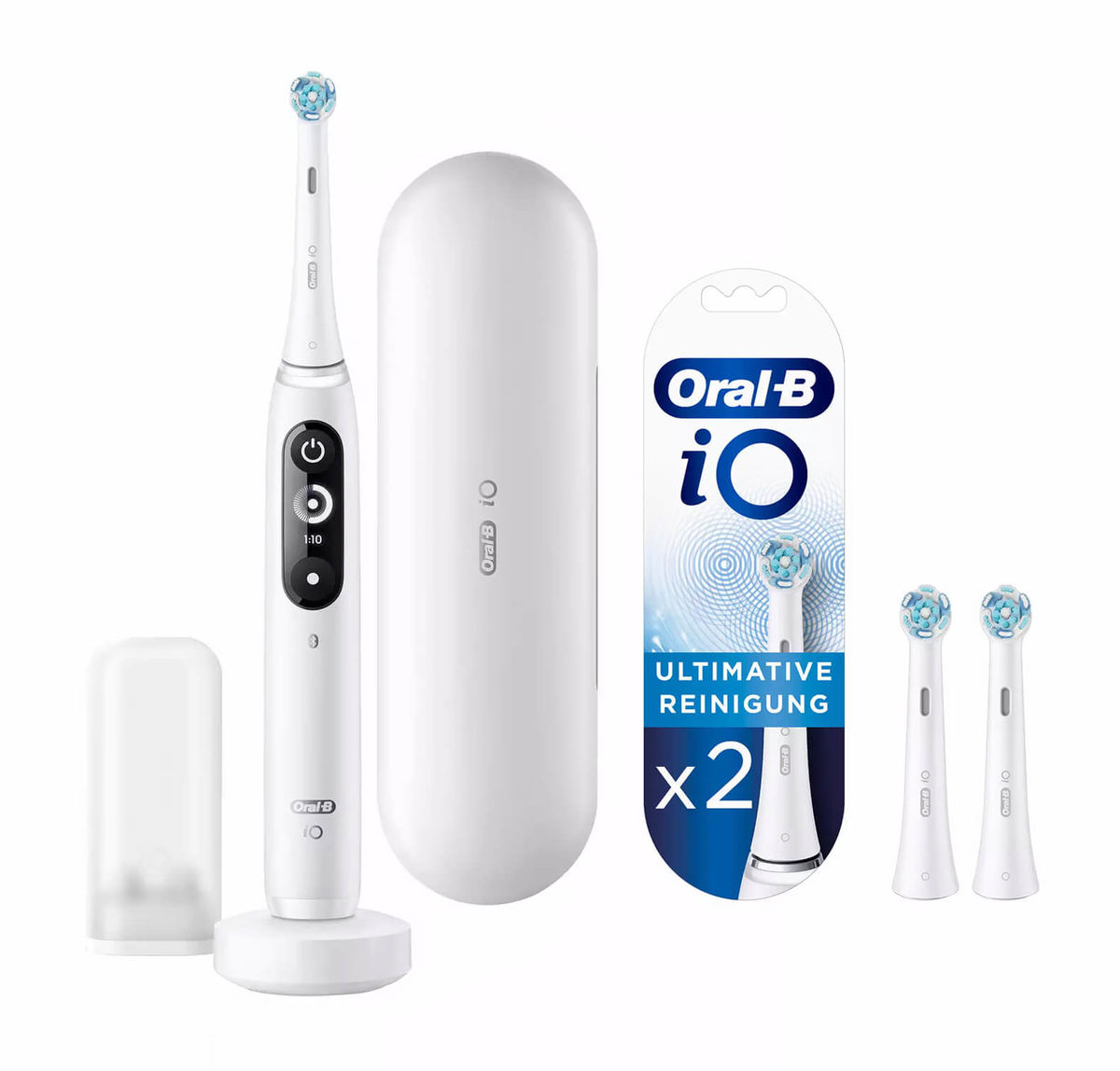 Image of Oral-B iO Series 7N alabaster Zahnbürste inkl. 2er Bürstenkopf bei nettoshop.ch