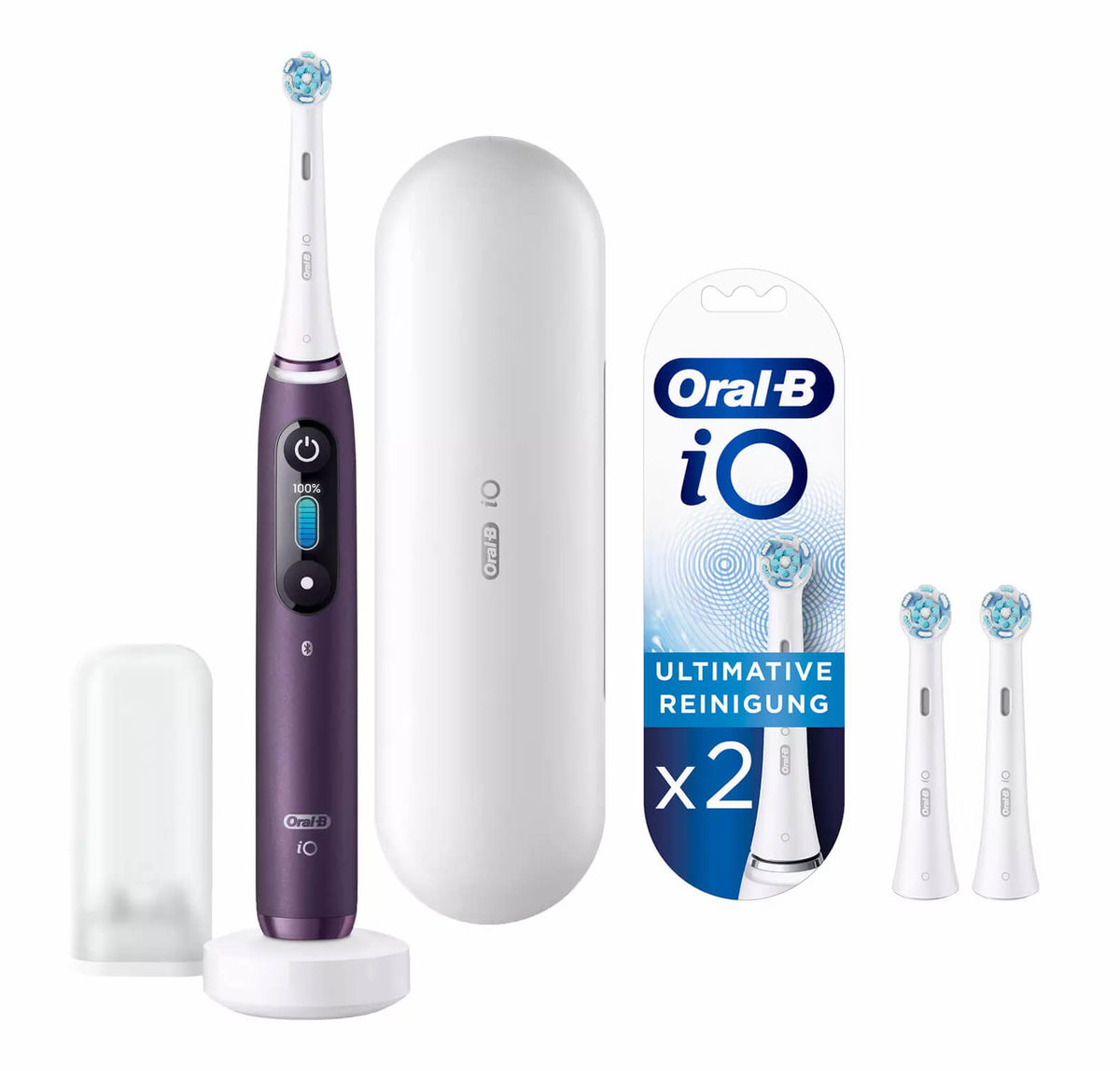 Image of Oral-B iO Series 8N ametrine Zahnbürste inkl. 2er Bürstenkopf bei nettoshop.ch