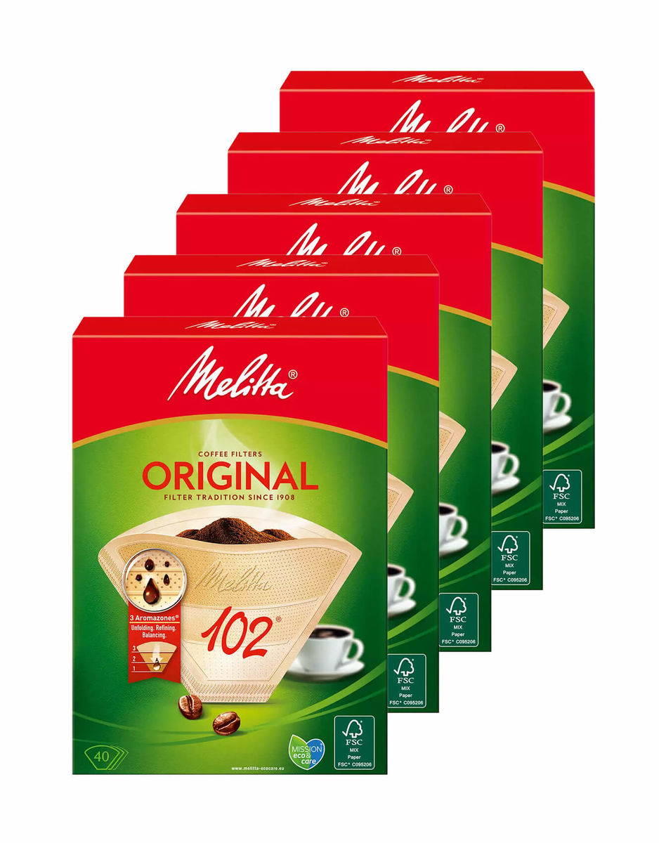 Image of Melitta Filtertüten 102 / 40 Stk. Set Zubehör bei nettoshop.ch