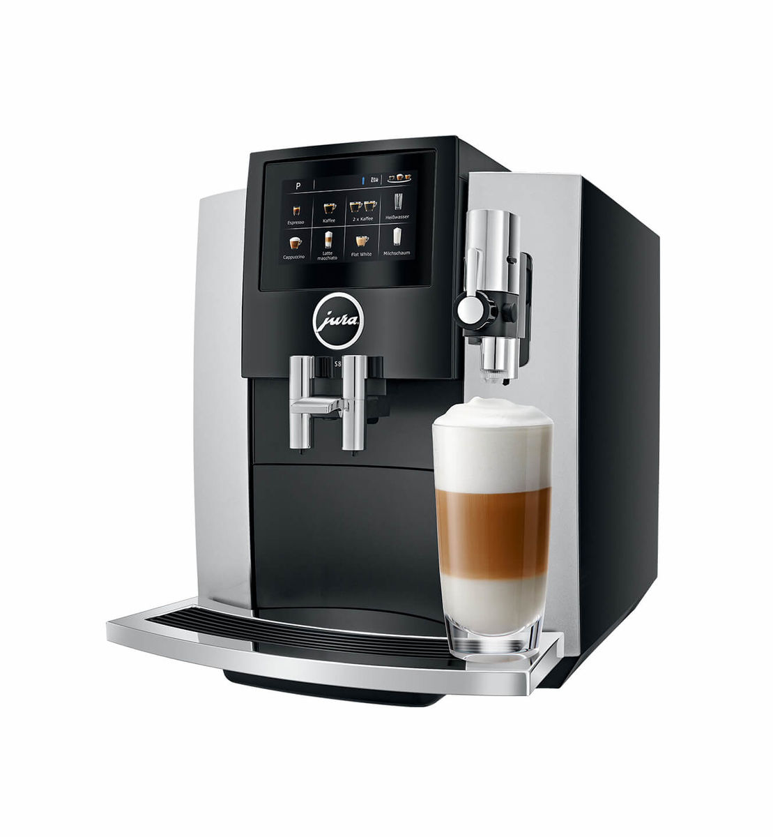 Image of JURA S8 Moonlight Silver (SA) Kaffeevollautomat bei nettoshop.ch