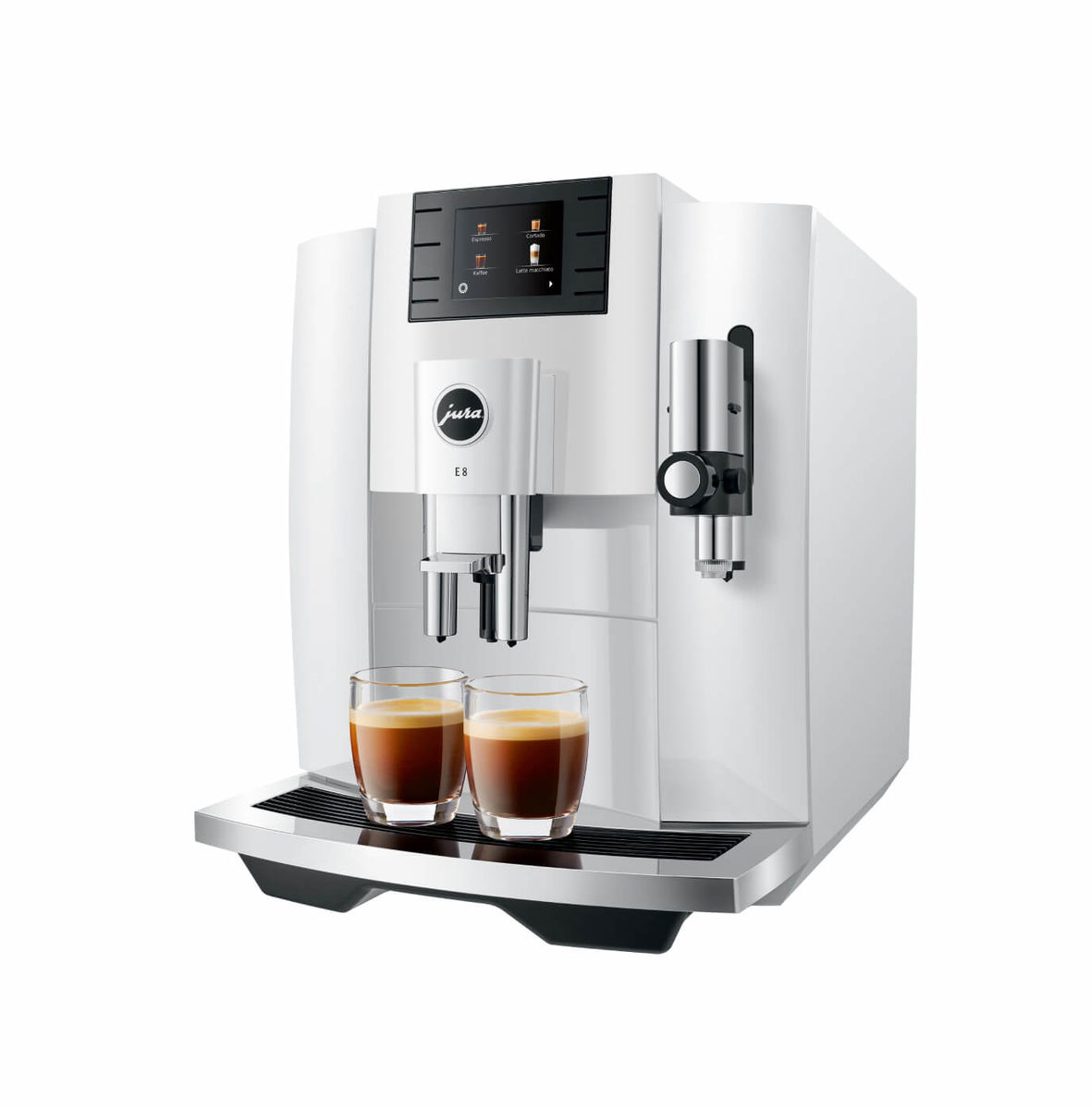 Image of JURA E8 Piano White (SB) Kaffeevollautomat bei nettoshop.ch