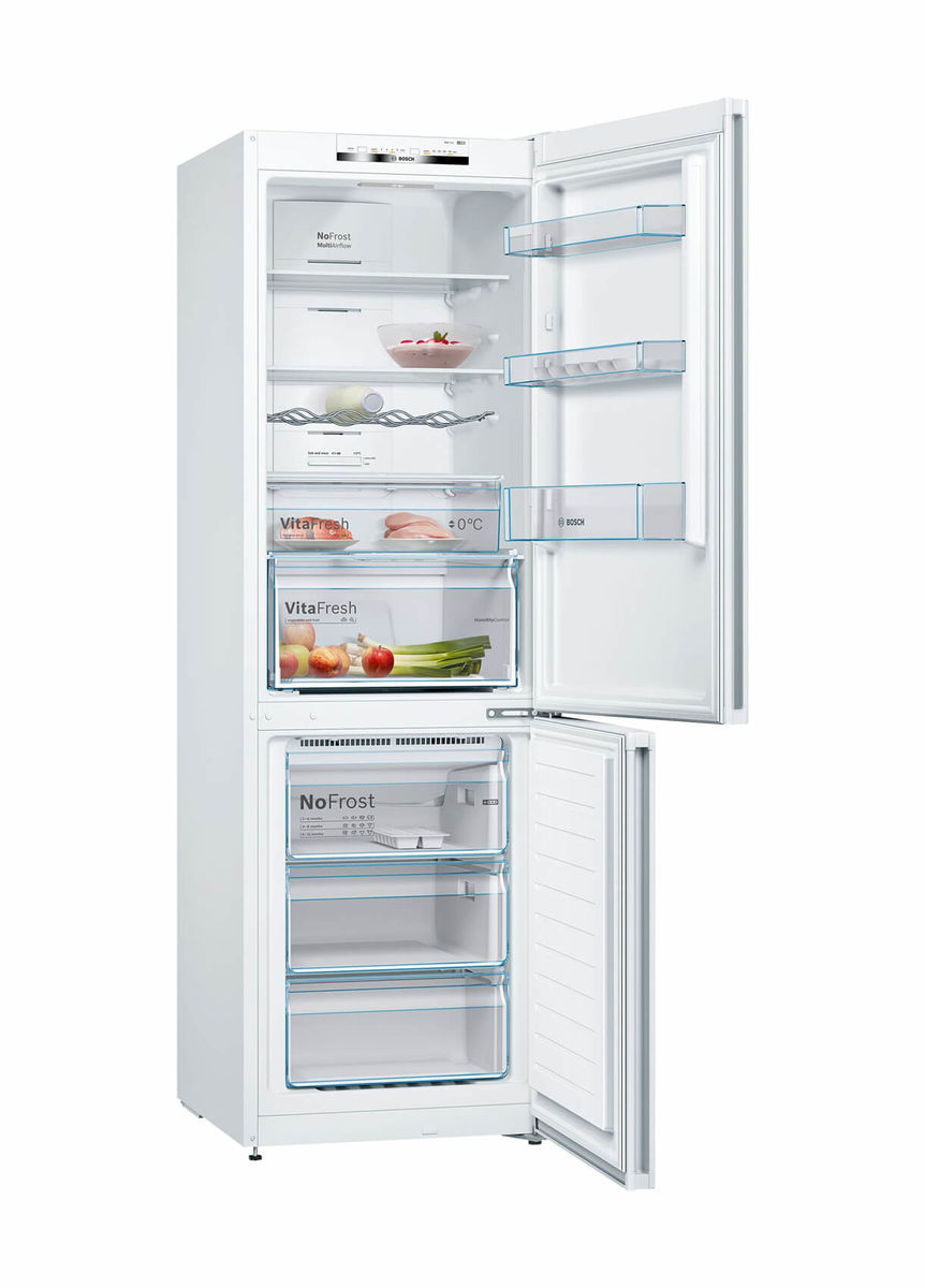 Image of Bosch KGN36VWED Kühlschrank Weiss rechts bei nettoshop.ch