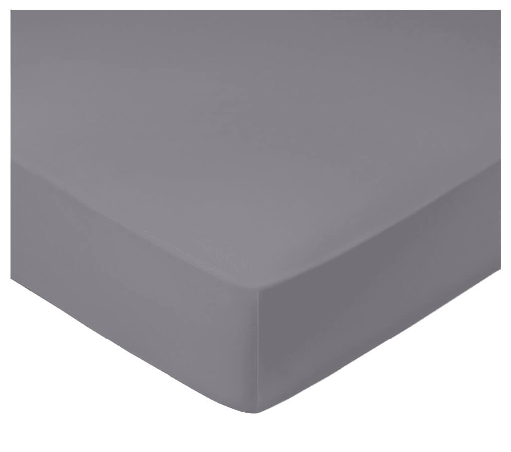 Image of Billerbeck Home Textiles Fixleintuch 90-100 x 200-220 cm graphit bei nettoshop.ch