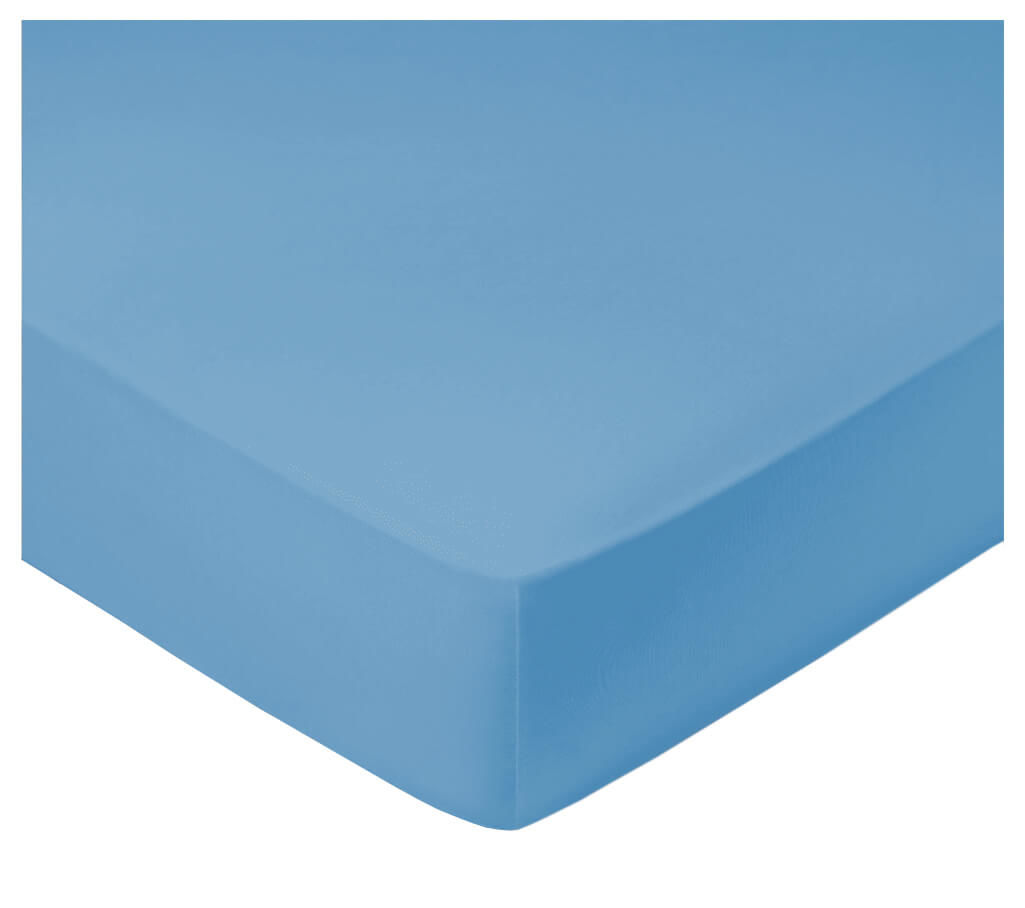 Image of Billerbeck Home Textiles Fixleintuch 180-200 x 200-220 cm blau bei nettoshop.ch