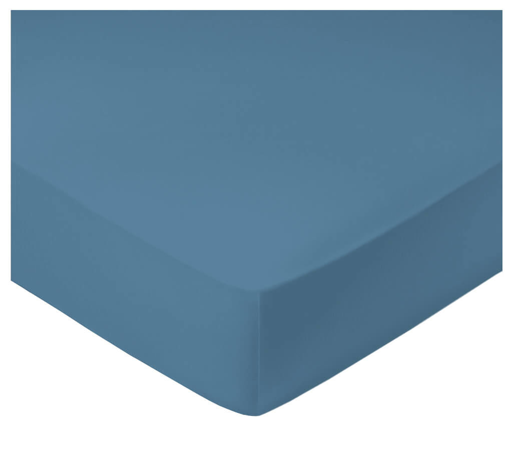 Image of Billerbeck Home Textiles Fixleintuch 180-200 x 200-220 cm taubenblau bei nettoshop.ch