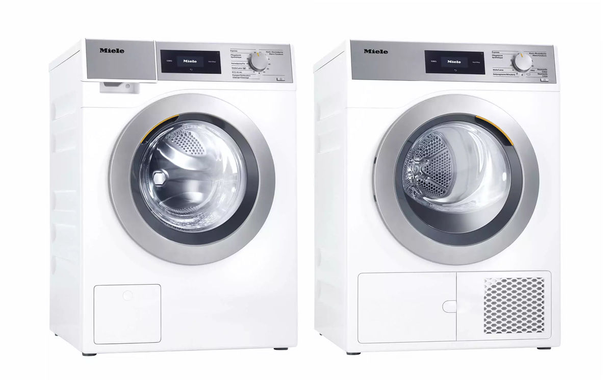 Image of Miele PWM 300-08 CH Evolution Waschmaschine + PDR 300-08 CH Tumbler bei nettoshop.ch