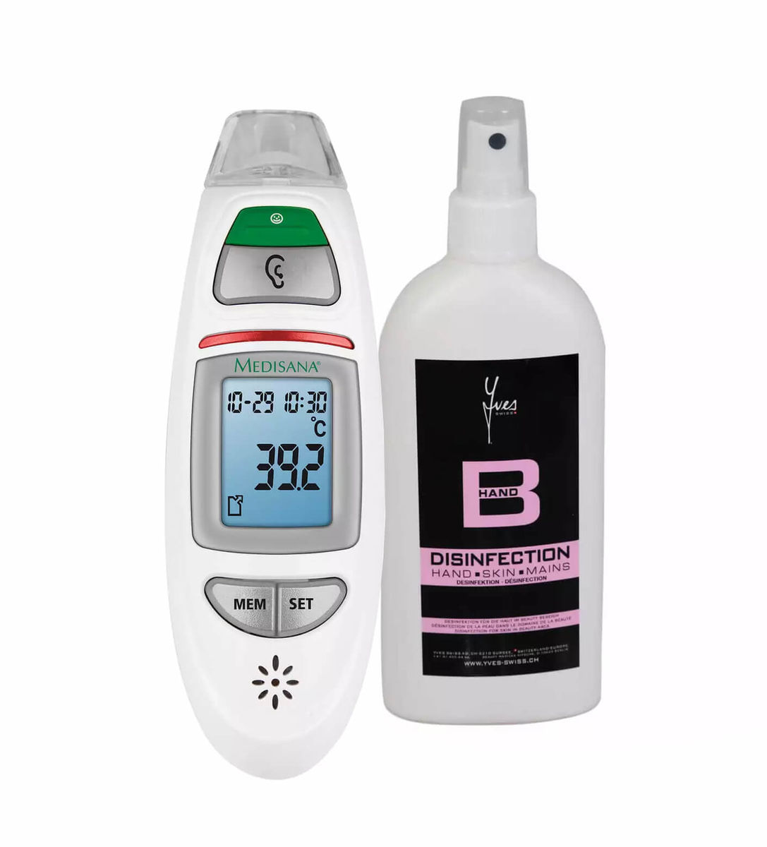 Image of Medisana TM 750 Fieberthermometer & Desinfektionsmittel 100ml bei nettoshop.ch