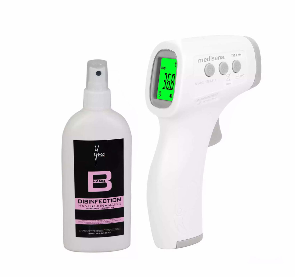Image of Medisana TM A79 Fieberthermometer & Desinfektionsmittel 100ml bei nettoshop.ch