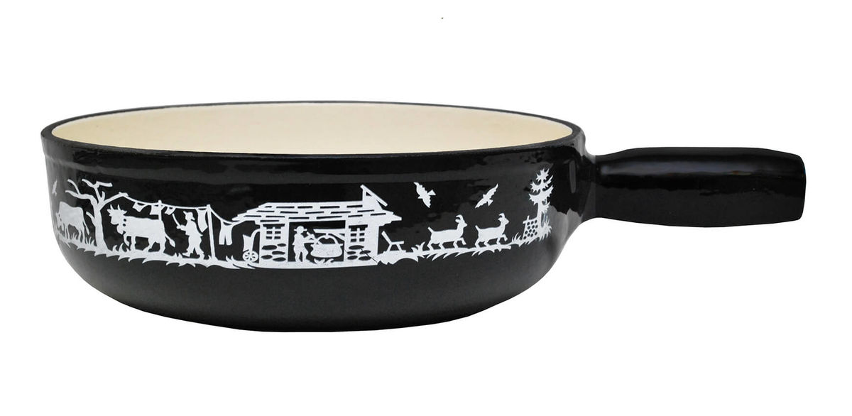 Image of Heidi Cheese Line Caquelon Alpes 23cm schwarz bei nettoshop.ch
