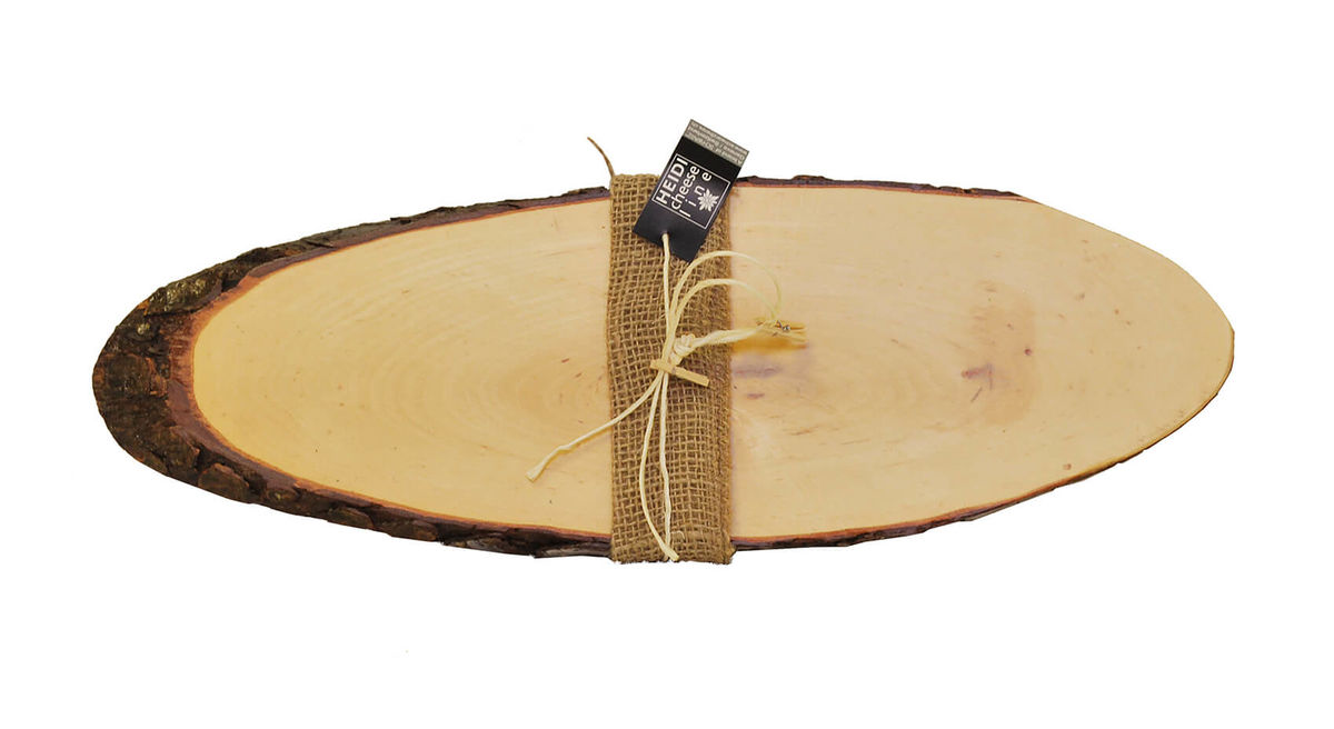 Image of Heidi Cheese Line 500x210x20mm Holzbrett Rinde bei nettoshop.ch
