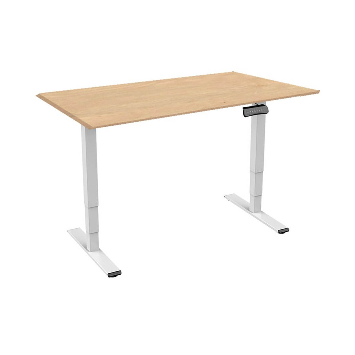 Image of Contini höhenverstellbarer Bürotisch 1.6x0.8m Ahorn Natur bei nettoshop.ch