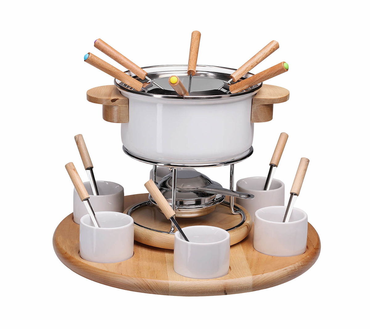 Image of Nouvel Larissa Emaille Fondue-Set 23-teilig bei nettoshop.ch