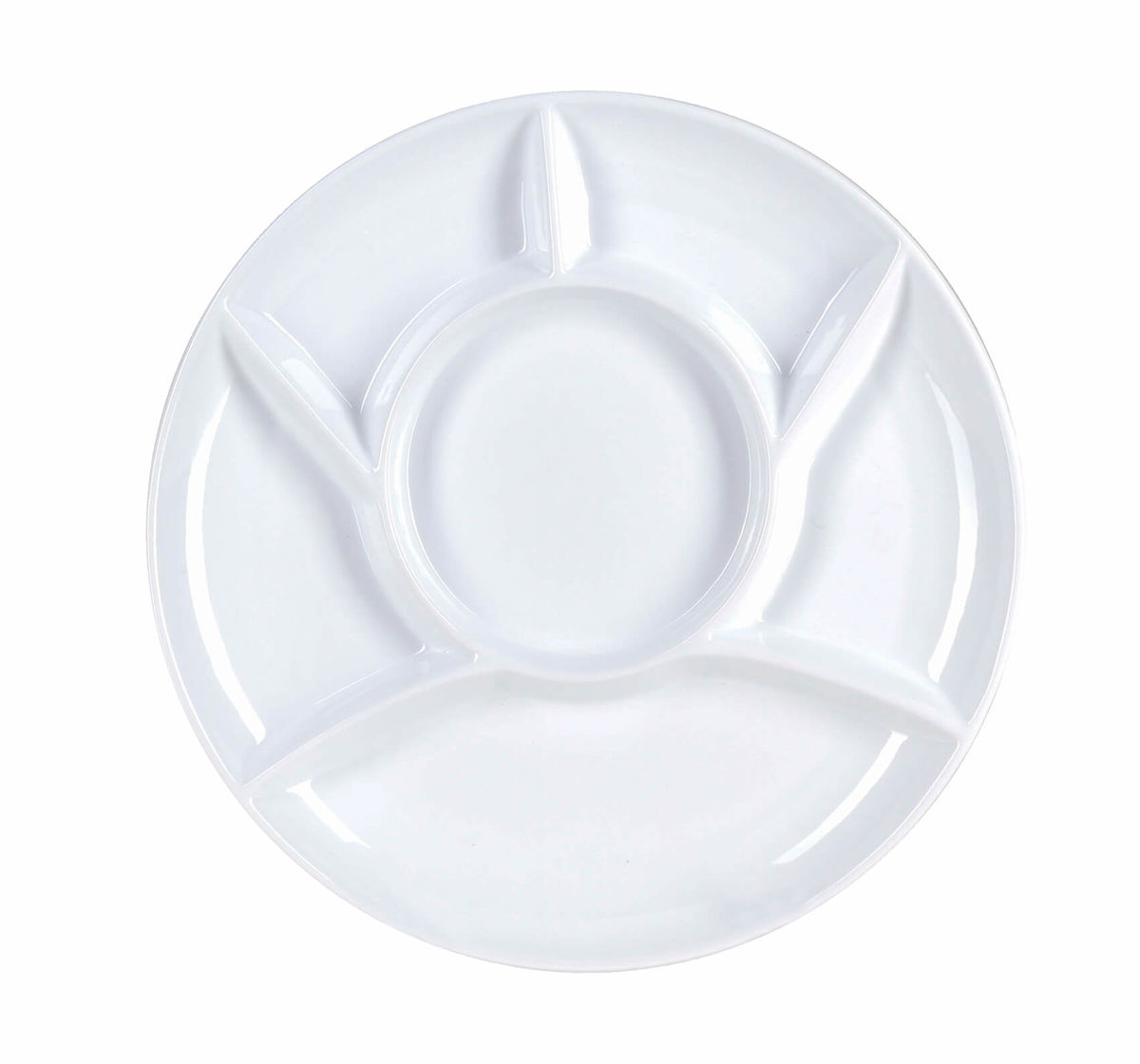 Image of Nouvel Fondue-Teller 26x26x2.5 cm weiss bei nettoshop.ch