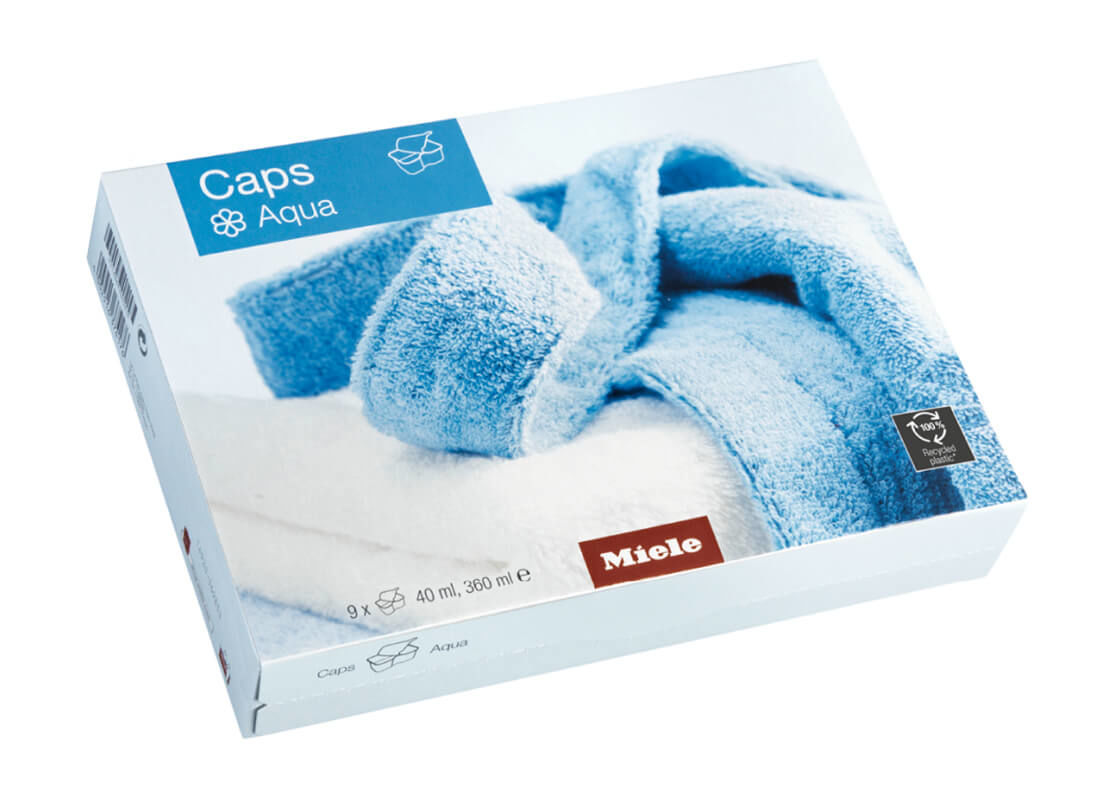 Image of Miele WA CSOA 0902 L Caps Aqua 9er-Pack Weichspüler Easy Open bei nettoshop.ch