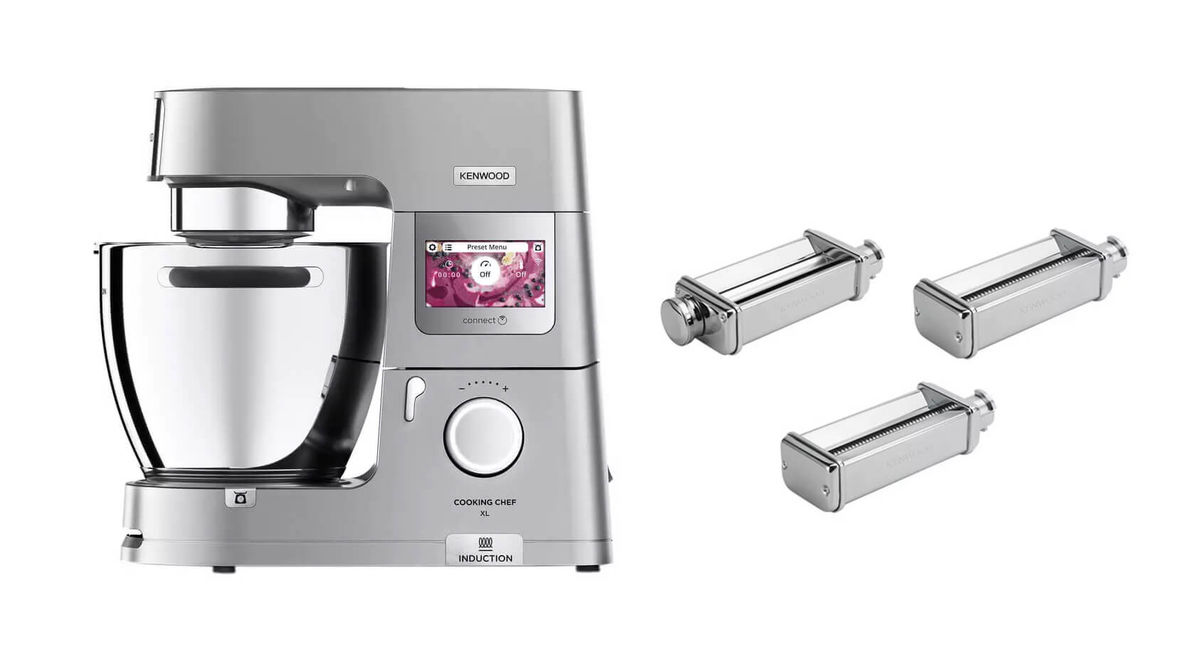 Image of Kenwood Cooking Chef XL KCL95.004SI & MAX980ME Pasta Set bei nettoshop.ch