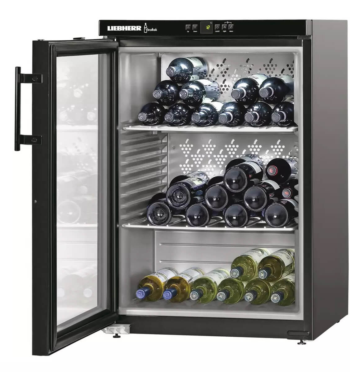 Image of Liebherr WKB 66 RS Weinkühlschrank schwarz links bei nettoshop.ch