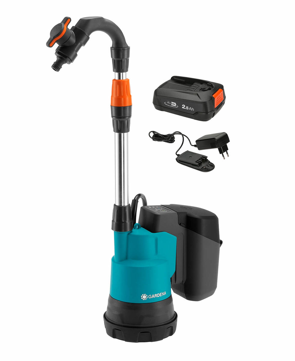 Image of Gardena Akku-Regenfasspumpe 2000/2 Ready-To-Use Set bei nettoshop.ch