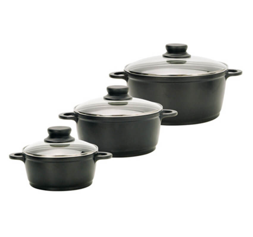 Image of ELO Black Cast Topfset 3-teilig bei nettoshop.ch