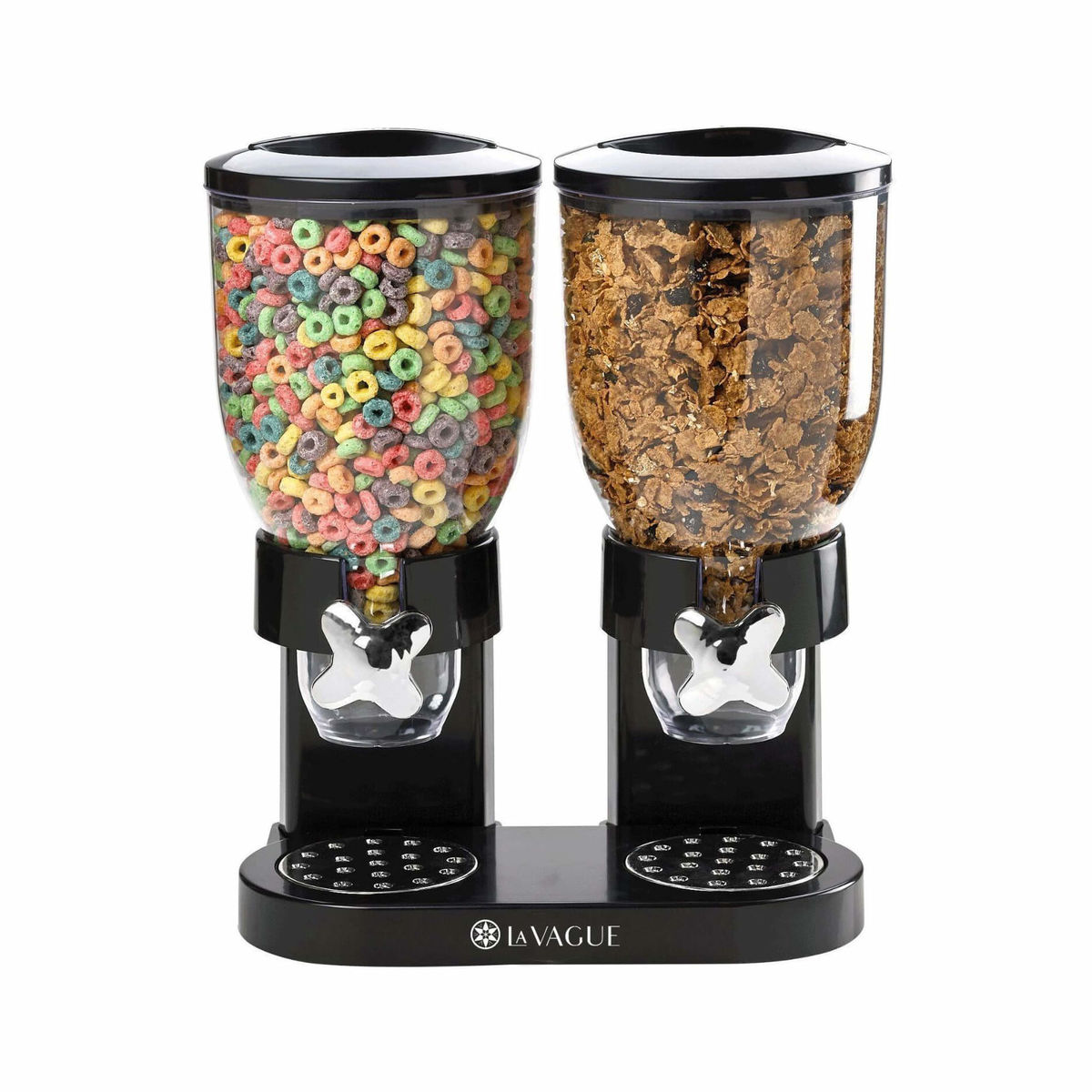 Image of La Vague MIAM Doppelter Cerealienspender schwarz bei nettoshop.ch