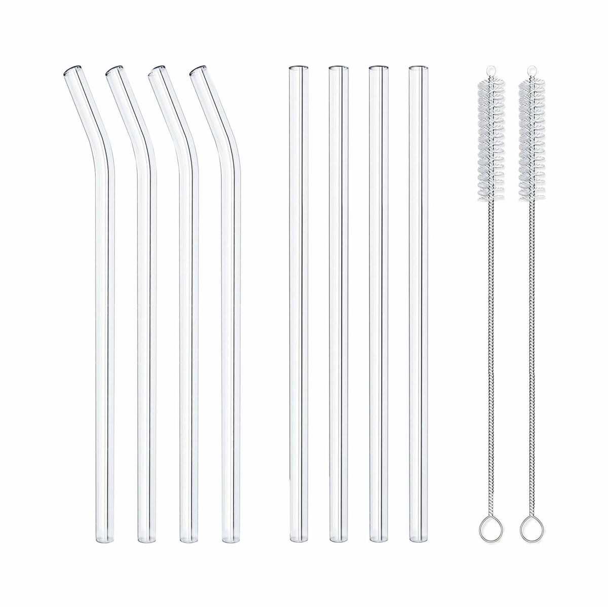 Image of La Vague SMOOTHIE Trinkhalme wiederverwendbar transparent bei nettoshop.ch